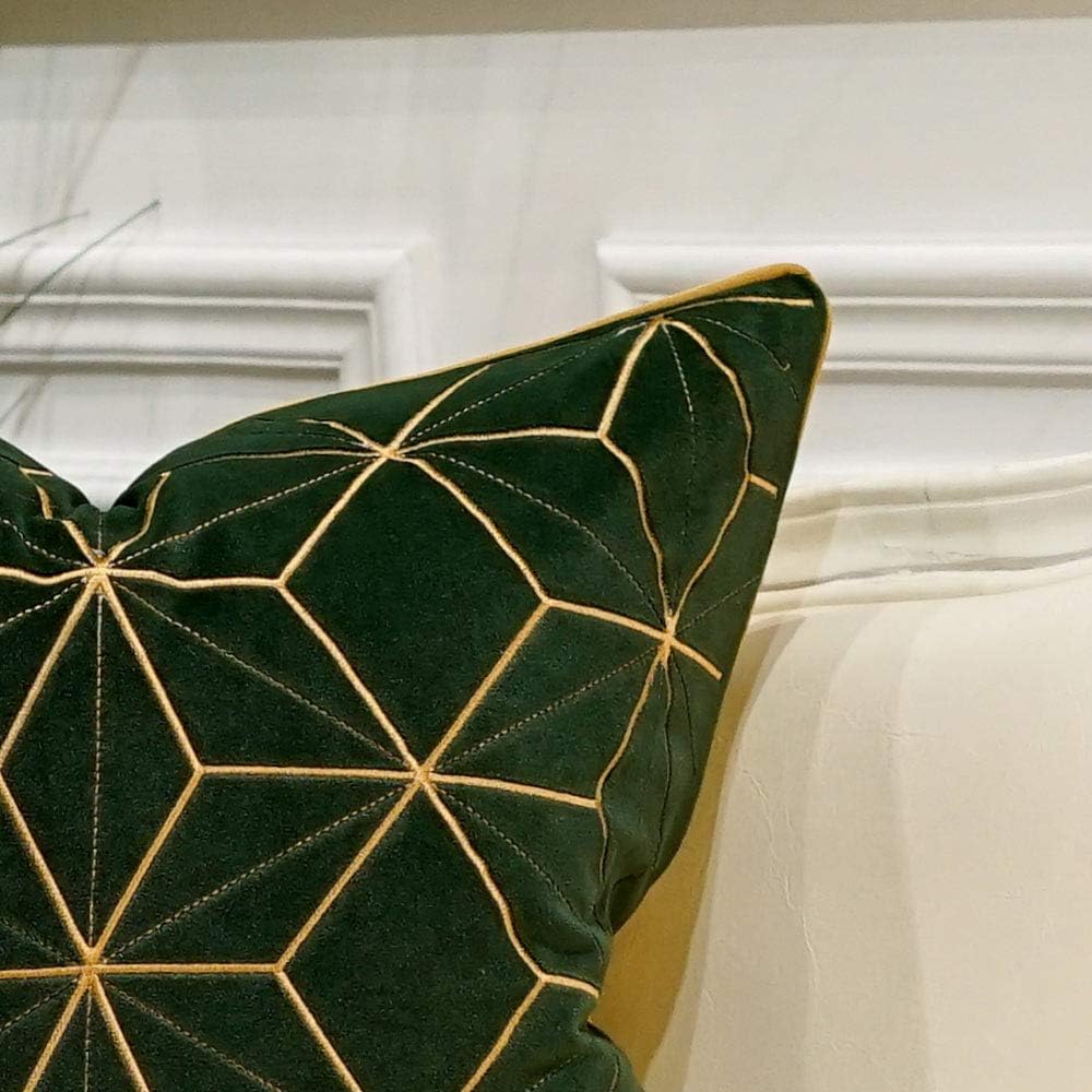 Luxurious Velvet Art Deco Cushion Cover