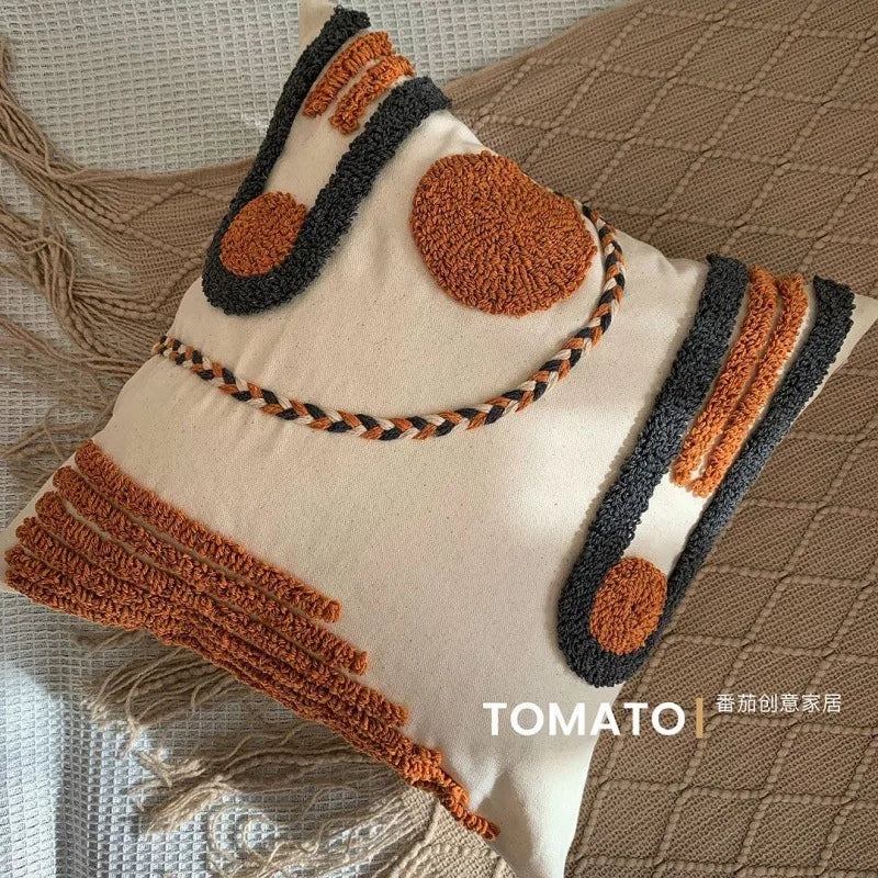 Bohemian Embroidered Pillow Cover