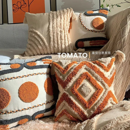 Bohemian Embroidered Pillow Cover
