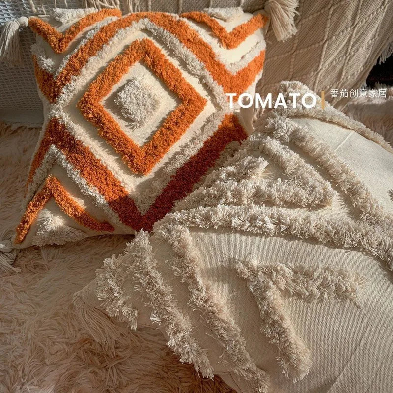 Bohemian Embroidered Pillow Cover