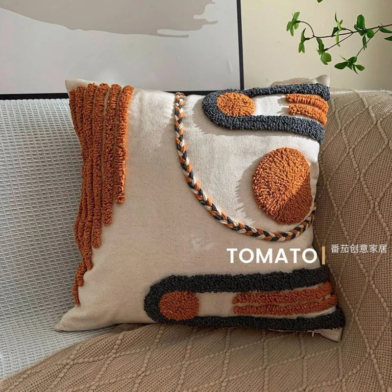 Bohemian Embroidered Pillow Cover