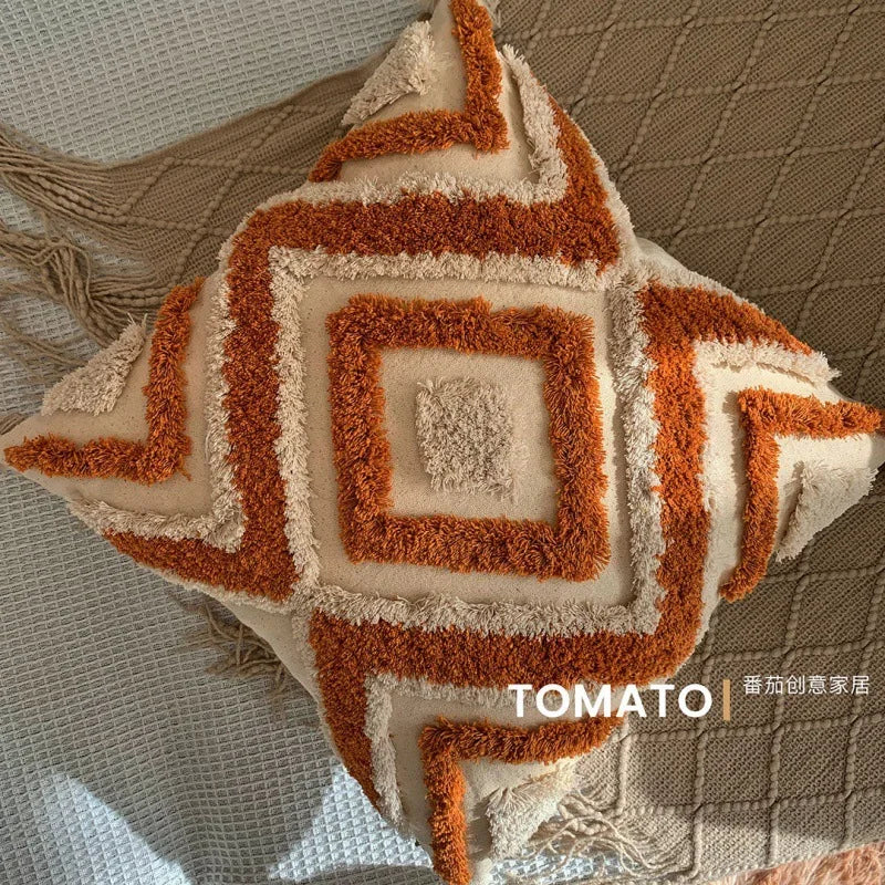 Bohemian Embroidered Pillow Cover