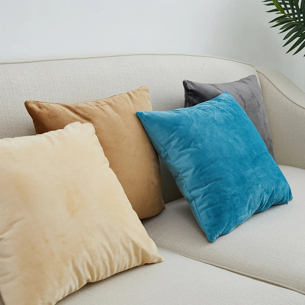 Elegant Velvet Pillow Cover Collection