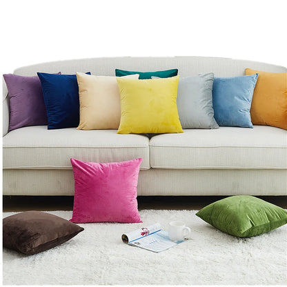 Elegant Velvet Pillow Cover Collection