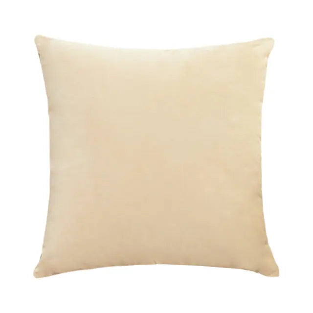 Dutch Velvet Cushion Cover – Solid Color, Multiple Sizes
