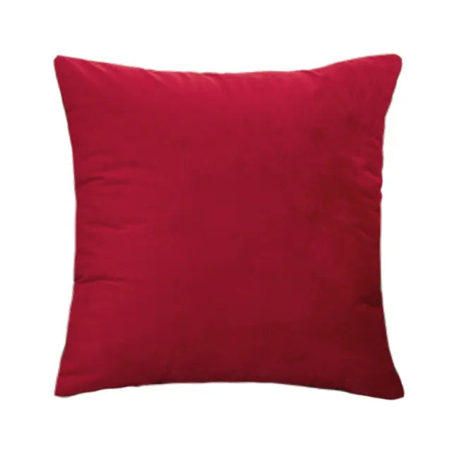 Dutch Velvet Cushion Cover – Solid Color, Multiple Sizes