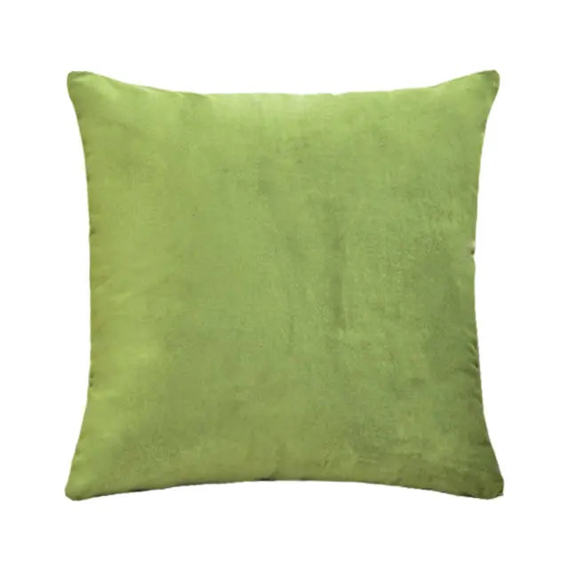 Dutch Velvet Cushion Cover – Solid Color, Multiple Sizes
