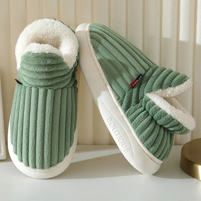 Cozy Luxe Faux Fur Slippers