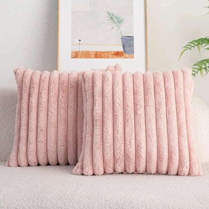 Luxurious Faux Fur Throw Pillow Cover
