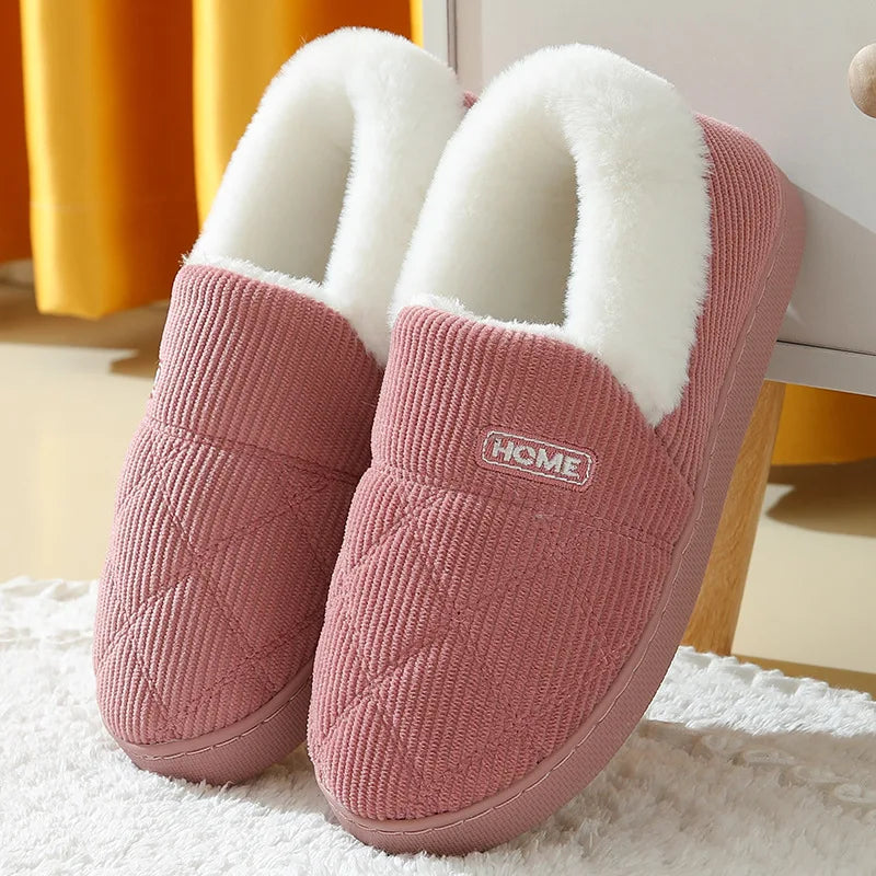 Cozy Luxe Faux Fur Slippers