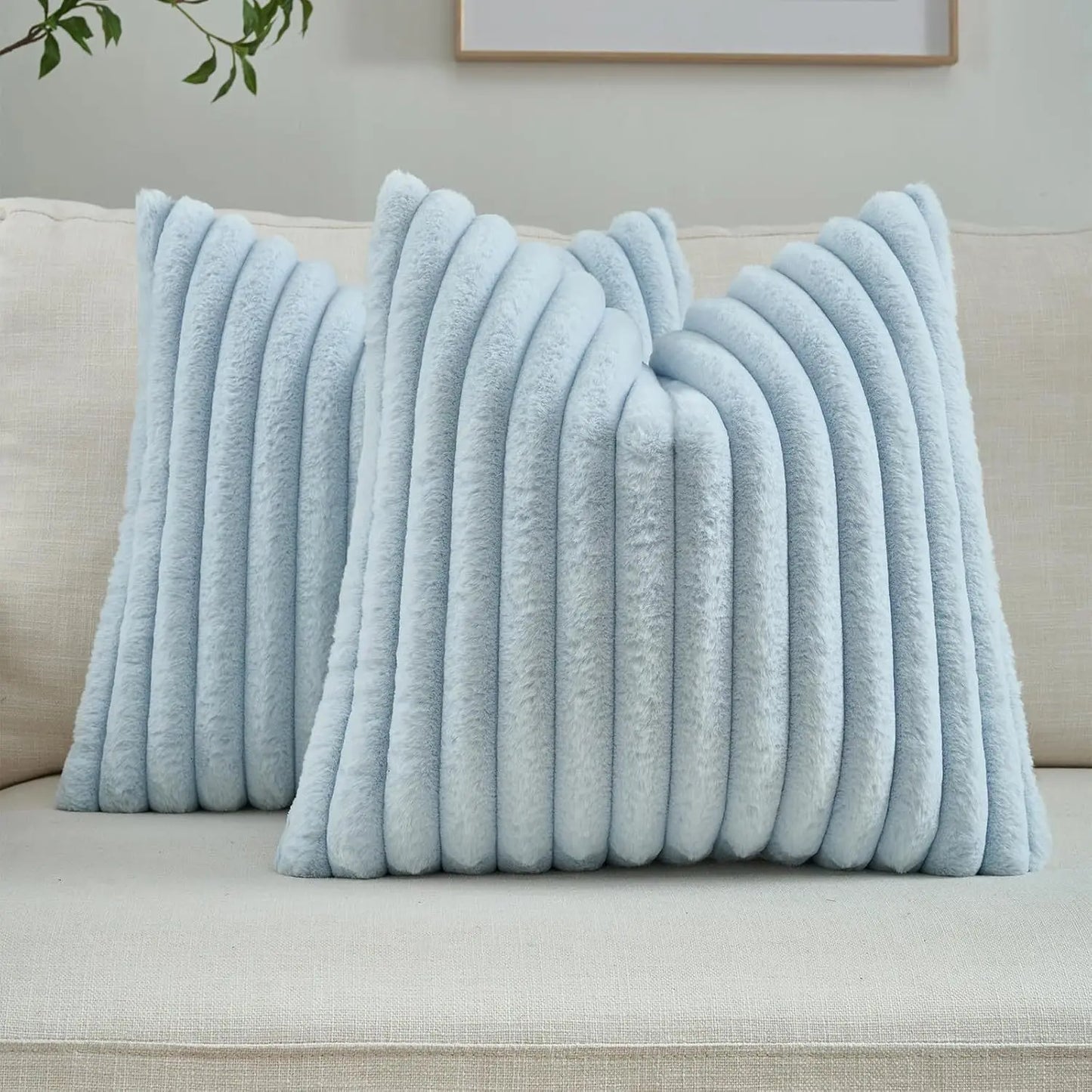 Luxurious Faux Fur Throw Pillow Cover