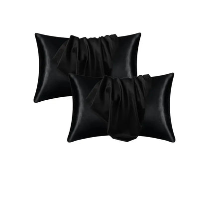 Luxe Silk-Feel Floral Pillow Cover