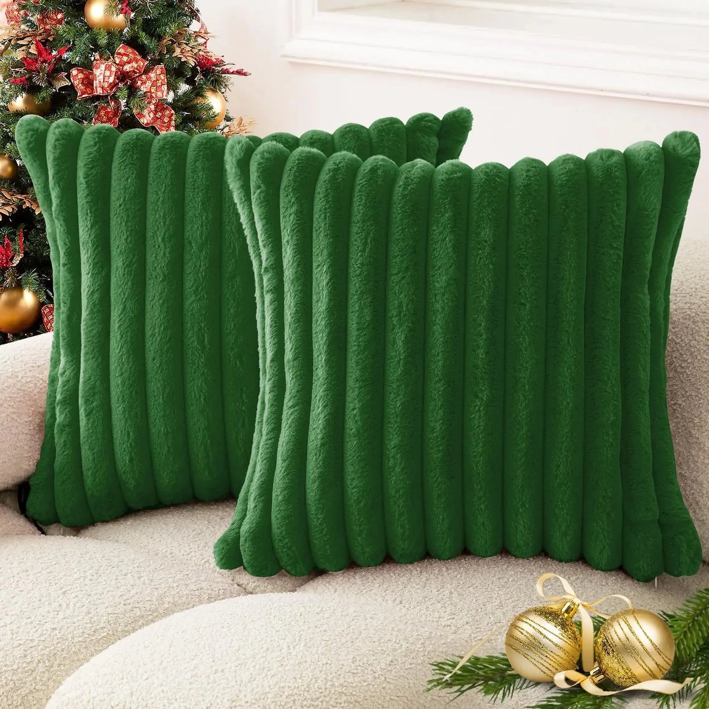 Luxurious Faux Fur Throw Pillow Cover