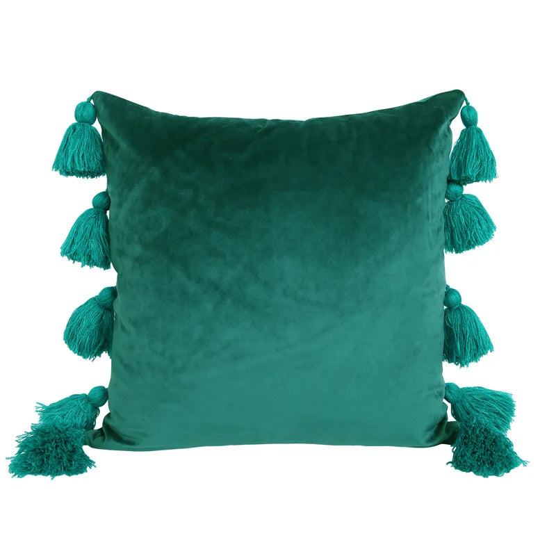 Luxe Velvet Flower Petal Cushion Cover
