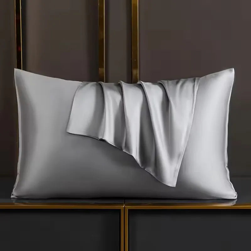 Nordic Silk Pillowcase – Luxury Bedding Decor