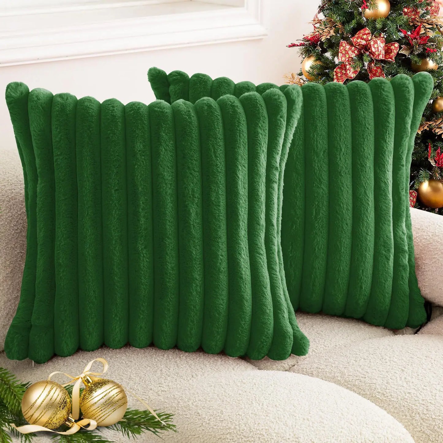 Luxurious Faux Fur Throw Pillow Cover