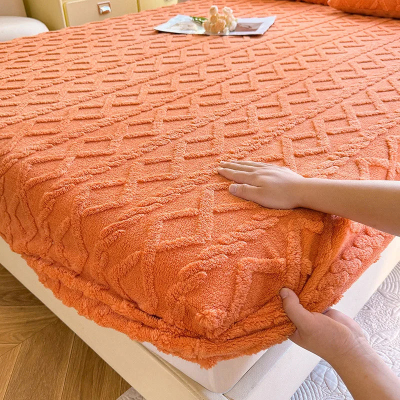 Cozy Winter Fleece Fitted Sheet