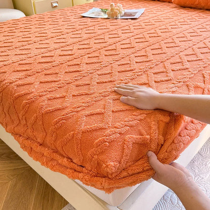 Cozy Winter Fleece Fitted Sheet