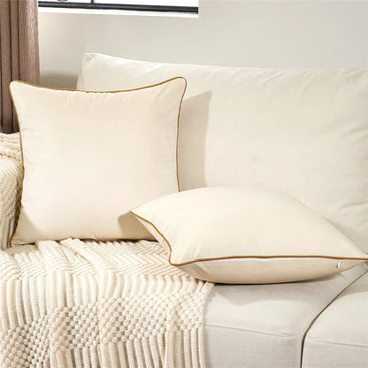 Lux Velvet Decorative Pillow Covers