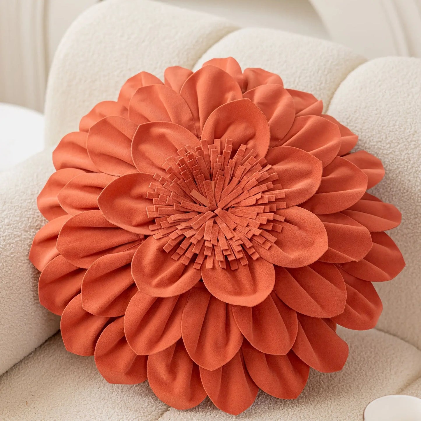 Lux Velvet Petal Cushion Cover
