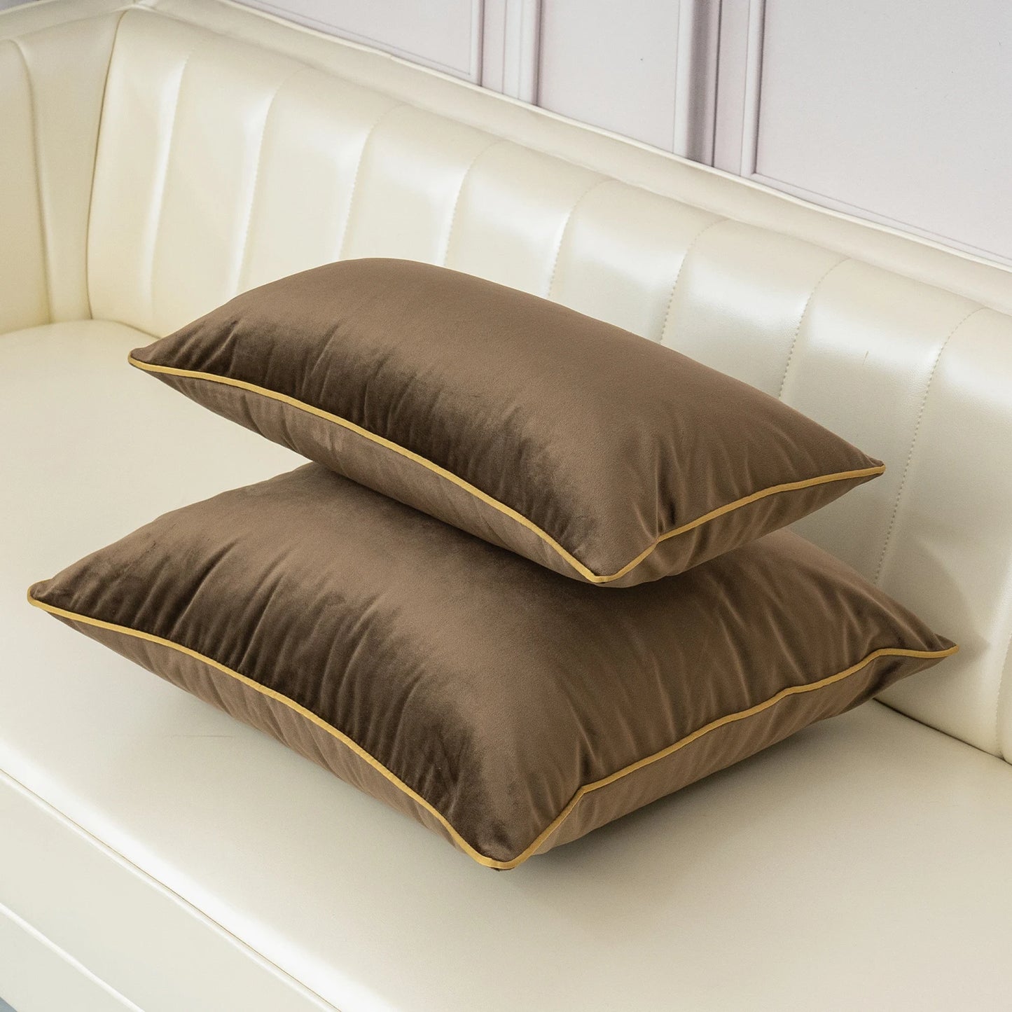 Lux Velvet Decorative Pillow Covers
