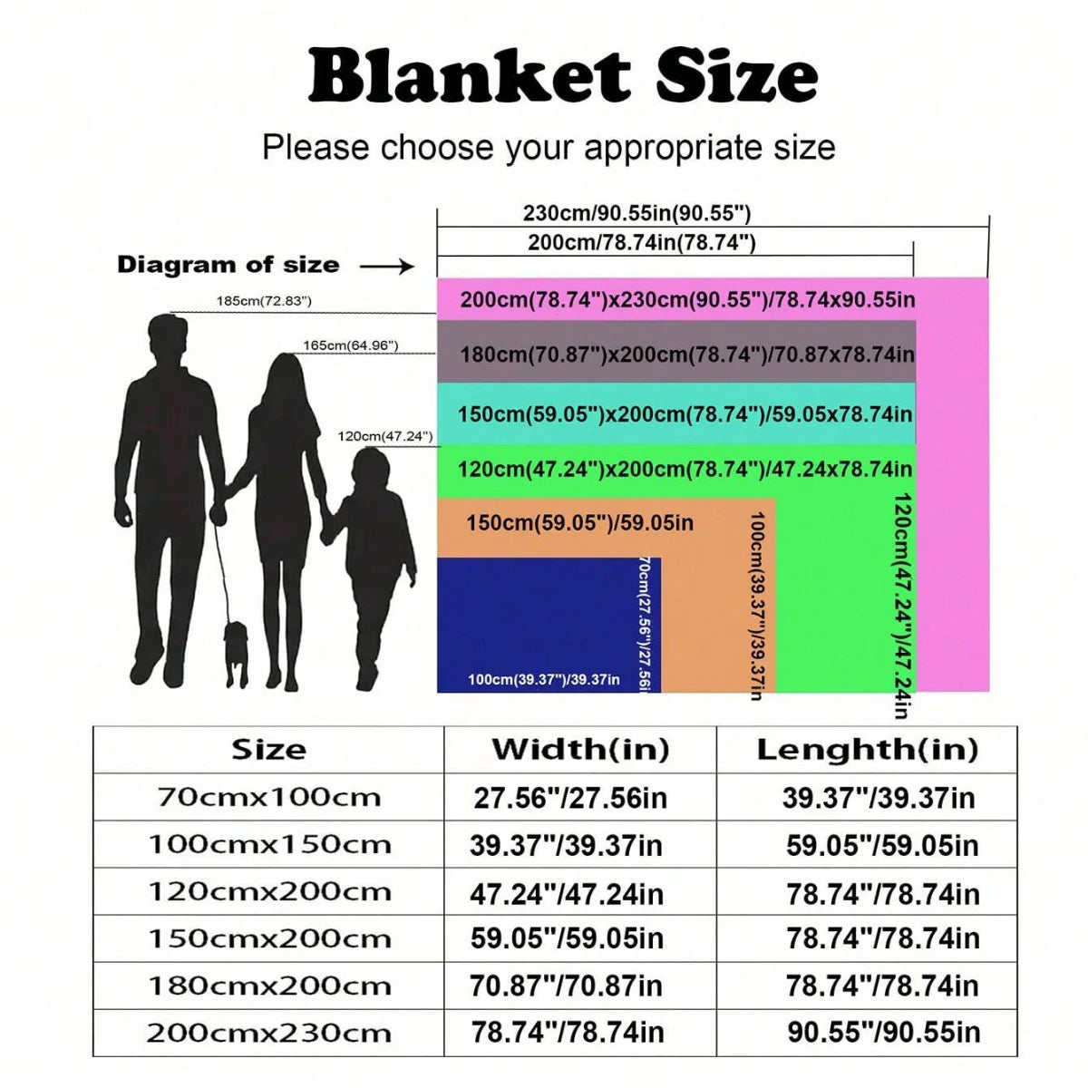 Luxurious Wide Striped Flannel Blanke