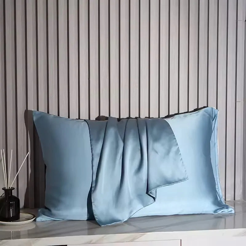 Nordic Silk Pillowcase – Luxury Bedding Decor