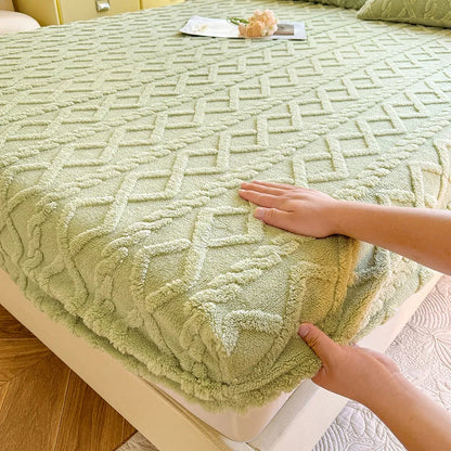 Cozy Winter Fleece Fitted Sheet