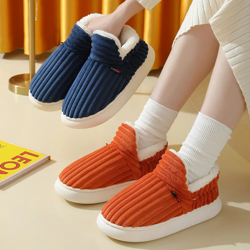 Cozy Luxe Faux Fur Slippers