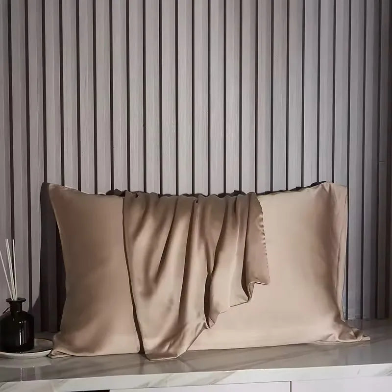 Nordic Silk Pillowcase – Luxury Bedding Decor