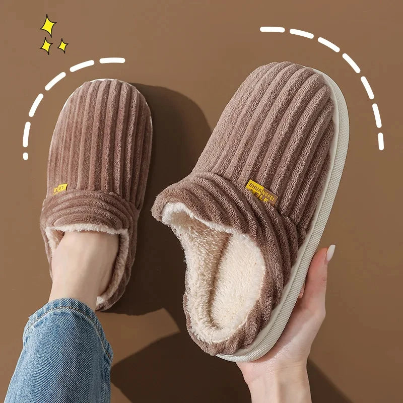 Cozy Luxe Faux Fur Slippers