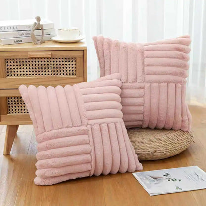 Luxurious Plush Pillow Cover Set
