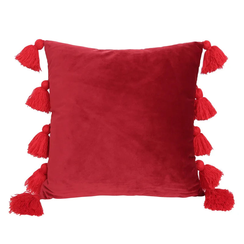 Luxe Velvet Flower Petal Cushion Cover