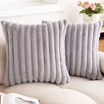 Luxurious Faux Fur Throw Pillow Cover