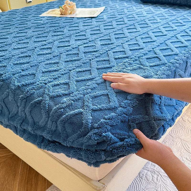 Cozy Winter Fleece Fitted Sheet