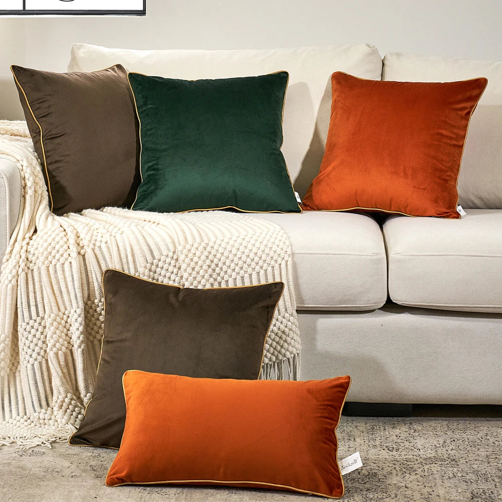 Lux Velvet Decorative Pillow Covers