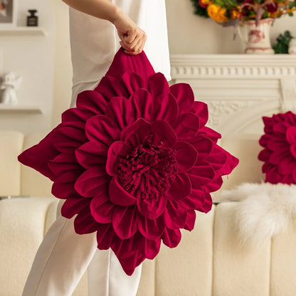 Lux Velvet Petal Cushion Cover