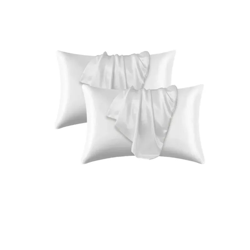 Luxe Silk-Feel Floral Pillow Cover