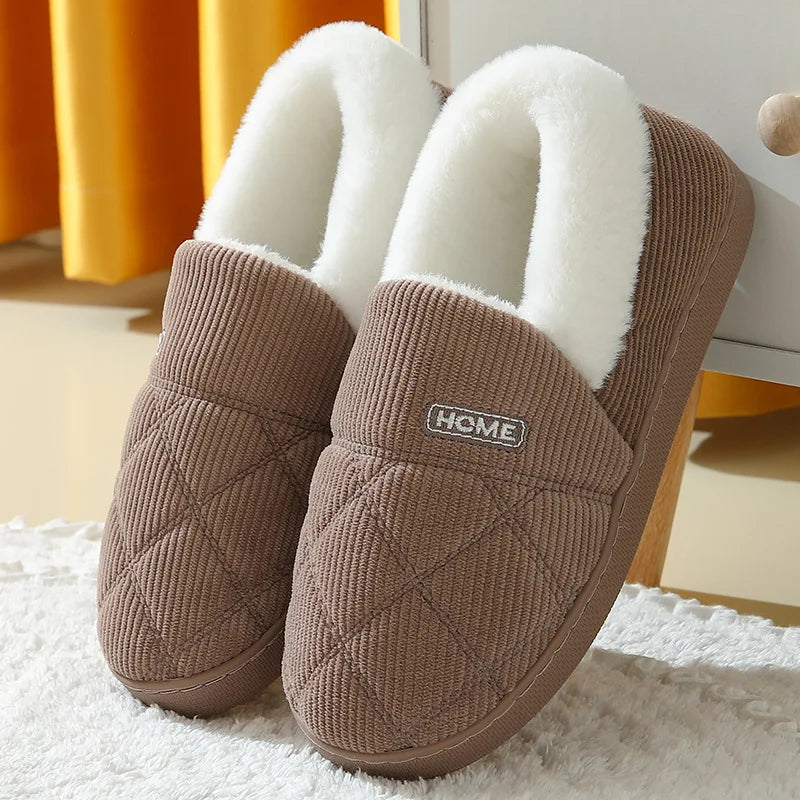 Cozy Luxe Faux Fur Slippers