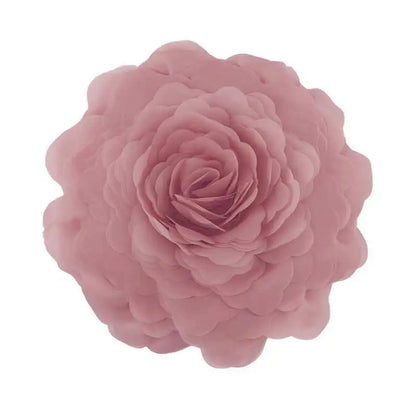 European Flower Cushion Cover Stereoscopic Flower Pillowcase Round Luxury Cushion.