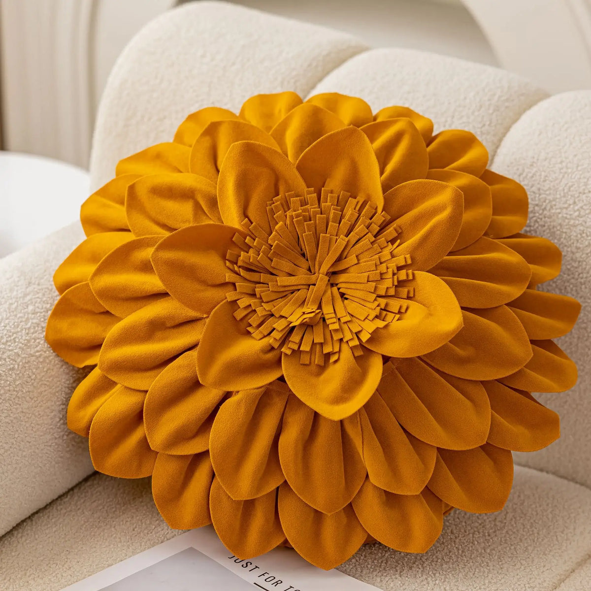Lux Velvet Petal Cushion Cover