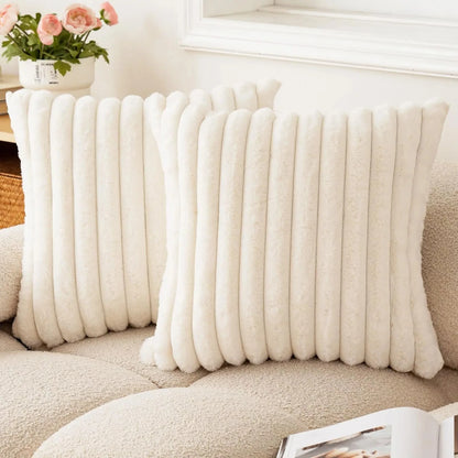 Luxurious Faux Fur Throw Pillow Cover