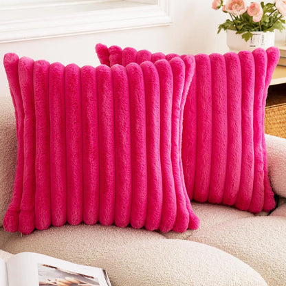 Luxurious Faux Fur Throw Pillow Cover