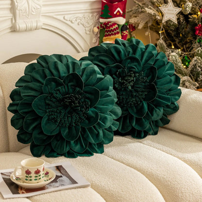 Lux Velvet Petal Cushion Cover