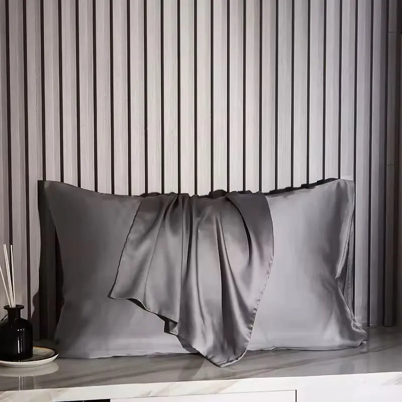 Nordic Silk Pillowcase – Luxury Bedding Decor