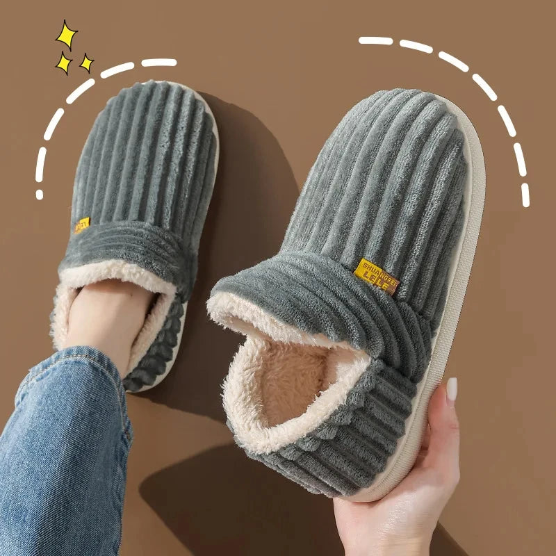 Cozy Luxe Faux Fur Slippers