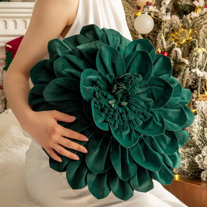 Lux Velvet Petal Cushion Cover