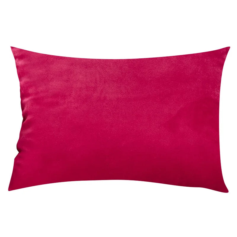 Luxury Velvet Plaid Pillow Covers