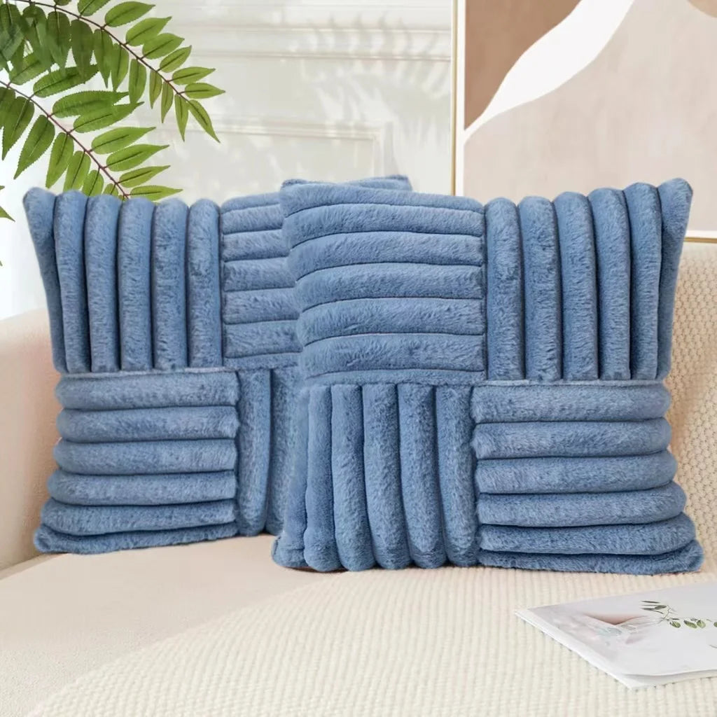 Luxurious Plush Pillow Cover Set