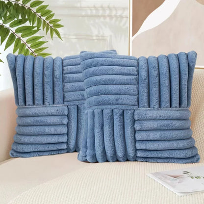 Luxurious Plush Pillow Cover Set